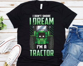 Tractor gift I Dont Snore Dream im a TRACTOR Farming gift Funny Gift Farmers Gift BEANIE hat B20