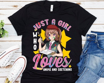 Anime Girl Shirt | Etsy