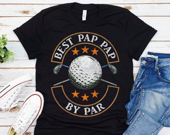Chemise Pap Pap by Par, chemise Pap Pap, chemise de golf Pap Pap, cadeau fête des pères, cadeau pour Pap Pap, chemise de golf Pap Pap, personnalisé