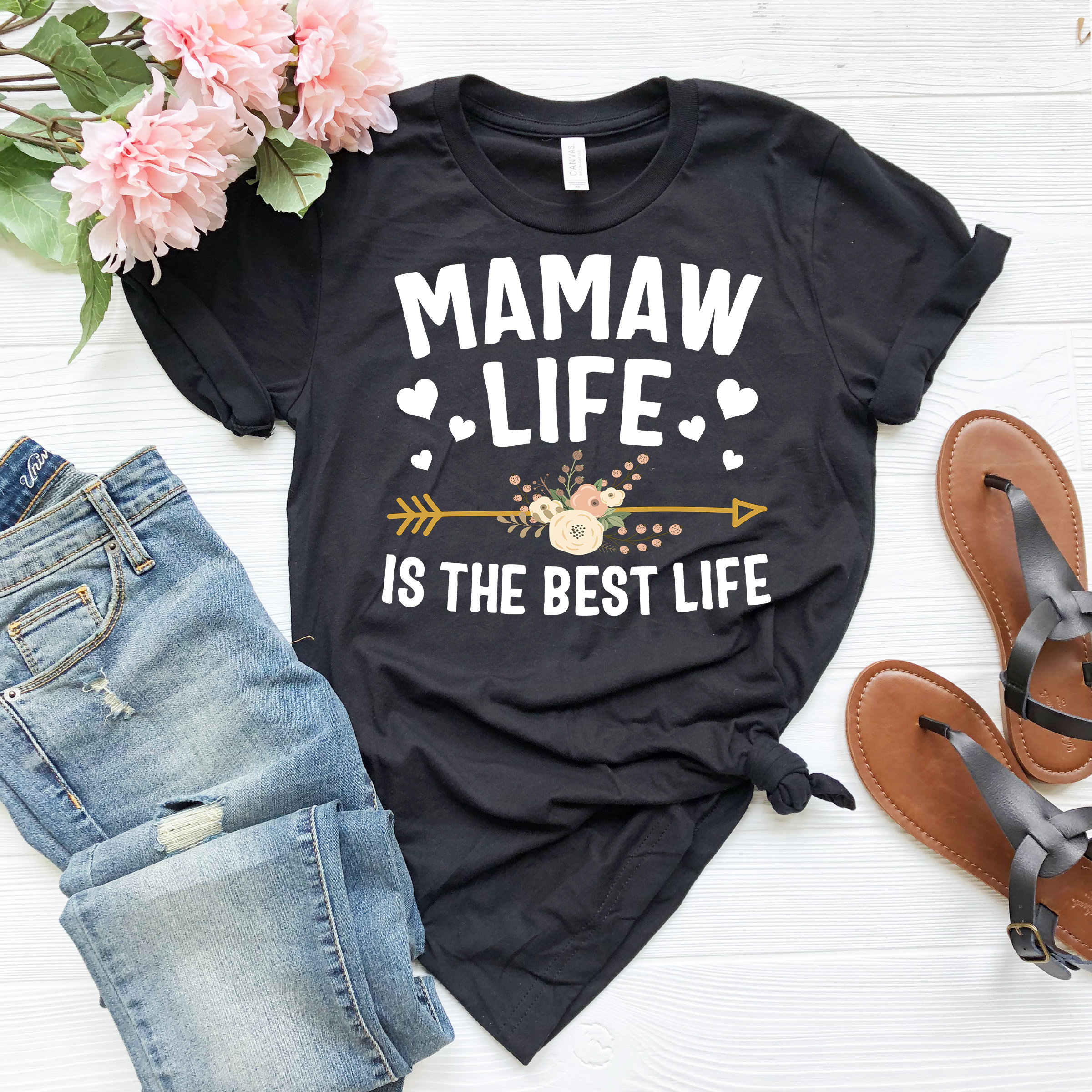 Mamaw Life is the Best Life Shirt Mamaw Shirt Mothers Day | Etsy