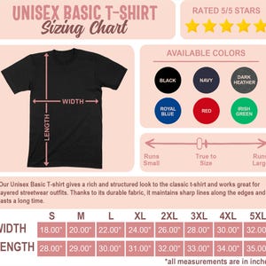 a t - shirt with measurements for the size of the shirt