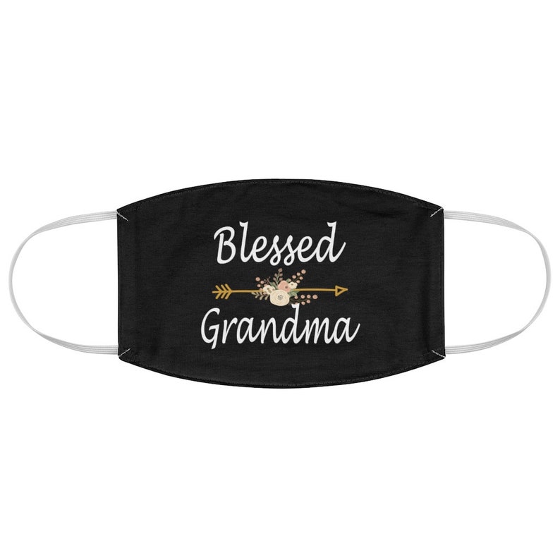 Blessed Grandma Face Mask Grandma Face Mask Grandma Mask Etsy