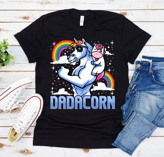 Unicorn Dad Shirt For Unicorns Party Tshirt Unicorn Dad Shirt For Unicorns Party Tshirt