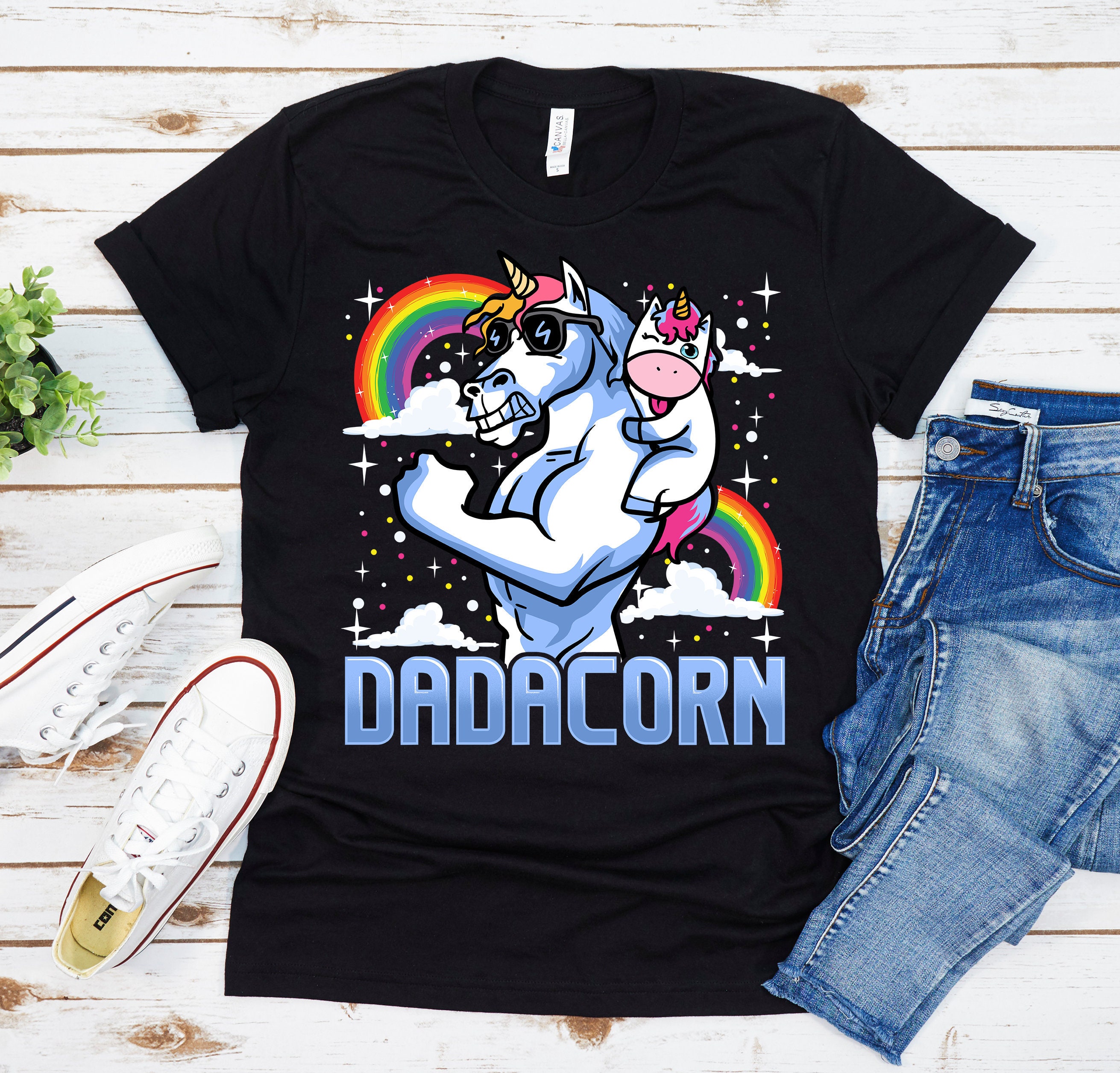 Dadacorn Shirt, Daddy Unicorn Shirt, Unicorn Dad Shirt