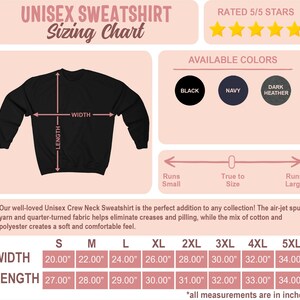 a black sweatshirt with measurements and measurements for it