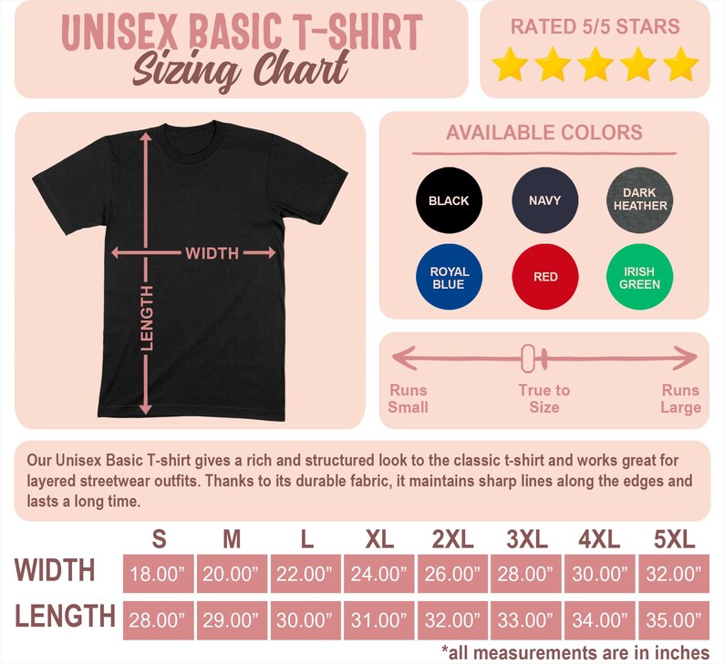 a t - shirt with measurements for the size of the shirt