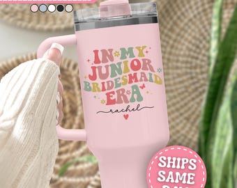 Junior Bridesmaid Tumbler Personalized Jr Bridesmaid 40oz Tumbler Custom Junior Bridesmaid Gift for Junior Bridesmaid Proposal Gift