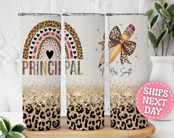 Principal Tumbler Personalized Principal Name Tumbler for Principal Custom Principal Gifts for Principal Cup for Principal 20oz Tumbler Cup