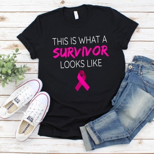 This Is What A Survivor Looks Like Shirt, Breast Cancer Awareness Shirt, Breast Cancer Survivor, Pink Ribbon Shirt, Breast Cancer Shirt