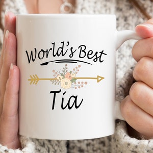 World&#39;s Best Tia Mug, Tia Mug, Tia Gift, Gifts For Tia, Tia Coffee Mug, Mugs For Tia, Tia Gift Ideas, Mothers Day