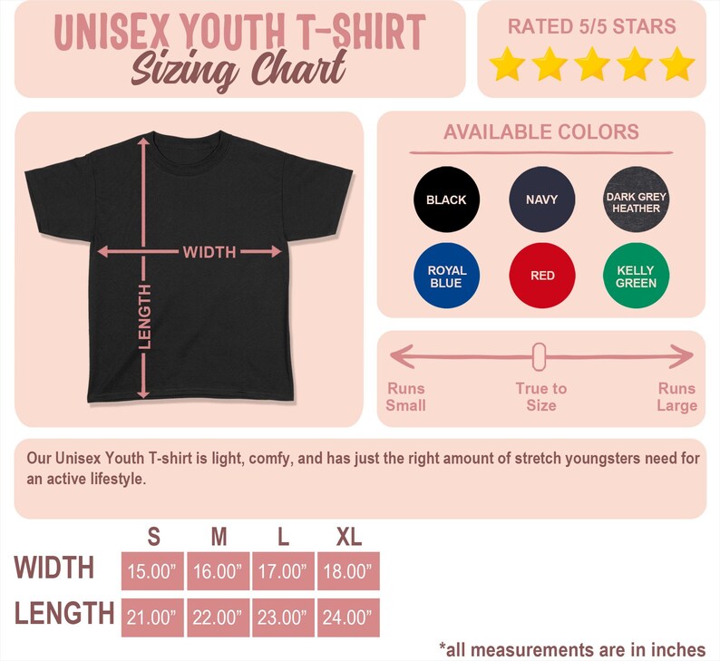 a t - shirt with measurements for the size of the shirt