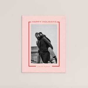 Wesołych Świąt Karta ze zdjęciem Szablon | Wesołych Świąt Karta | DIY Holiday Card Template Canva