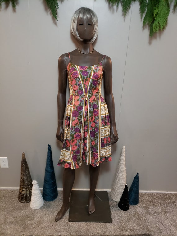 50s Novelty Print Day Dress