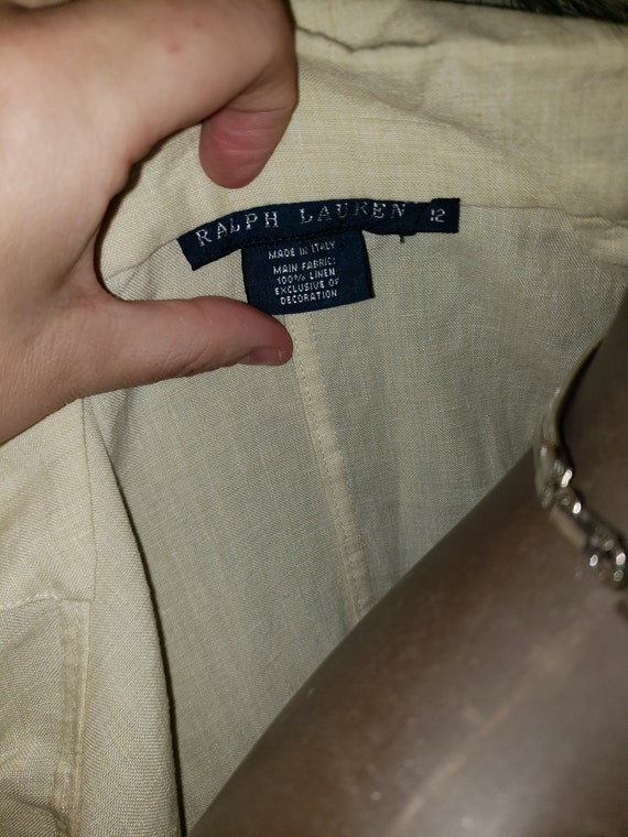 Ralph Lauren Blue Label Linen Blazer - image 2