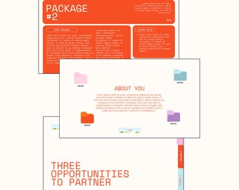 Projektvorschlagsvorlage für Designer, Kreative und Freiberufler | Hergestellt in Leinwand