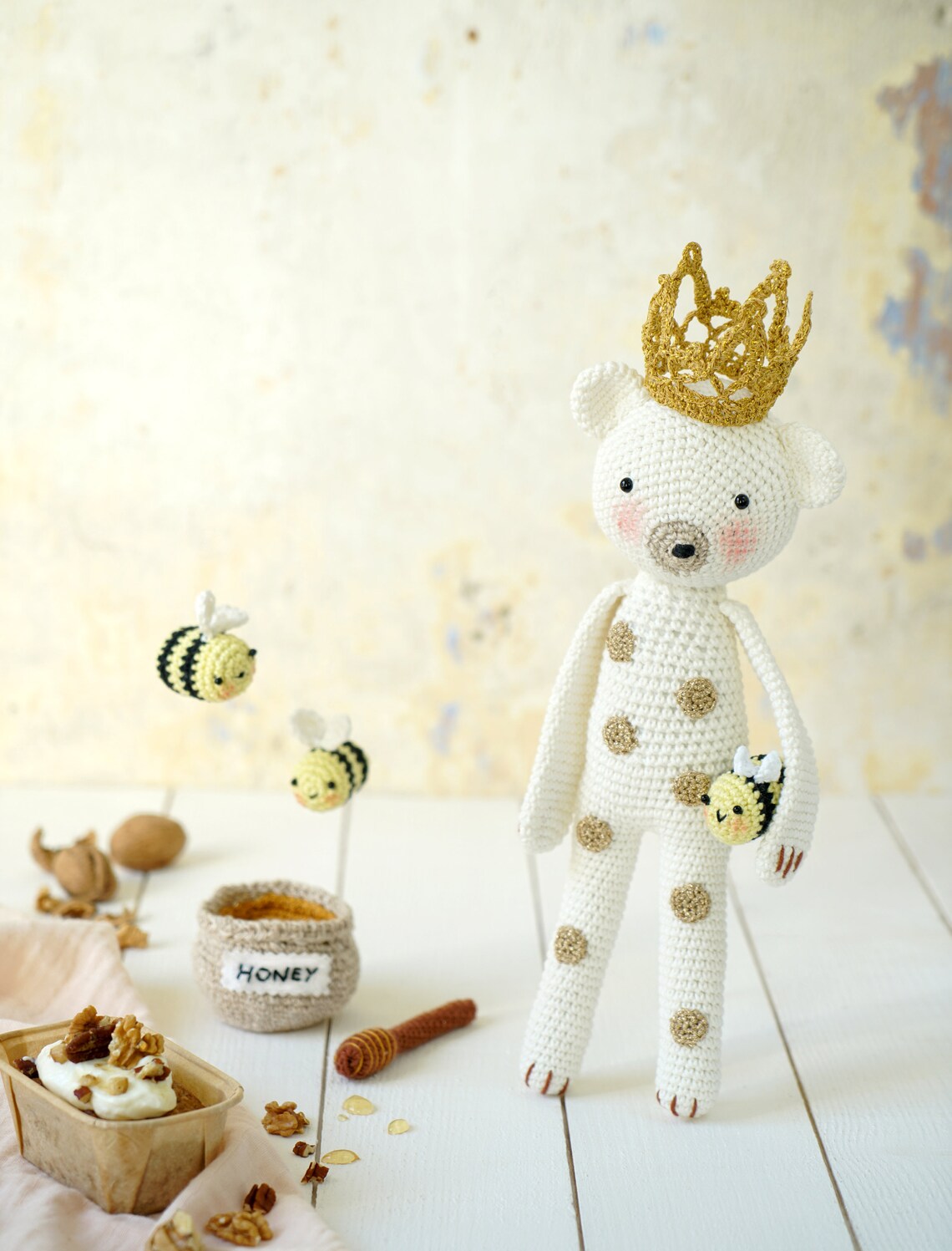 Sésame and Bees Crochet Pattern English and French Etsy