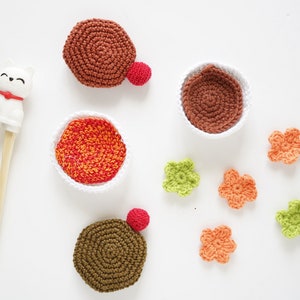 Crochet pattern Asian crochet dinette amigurumi image 8