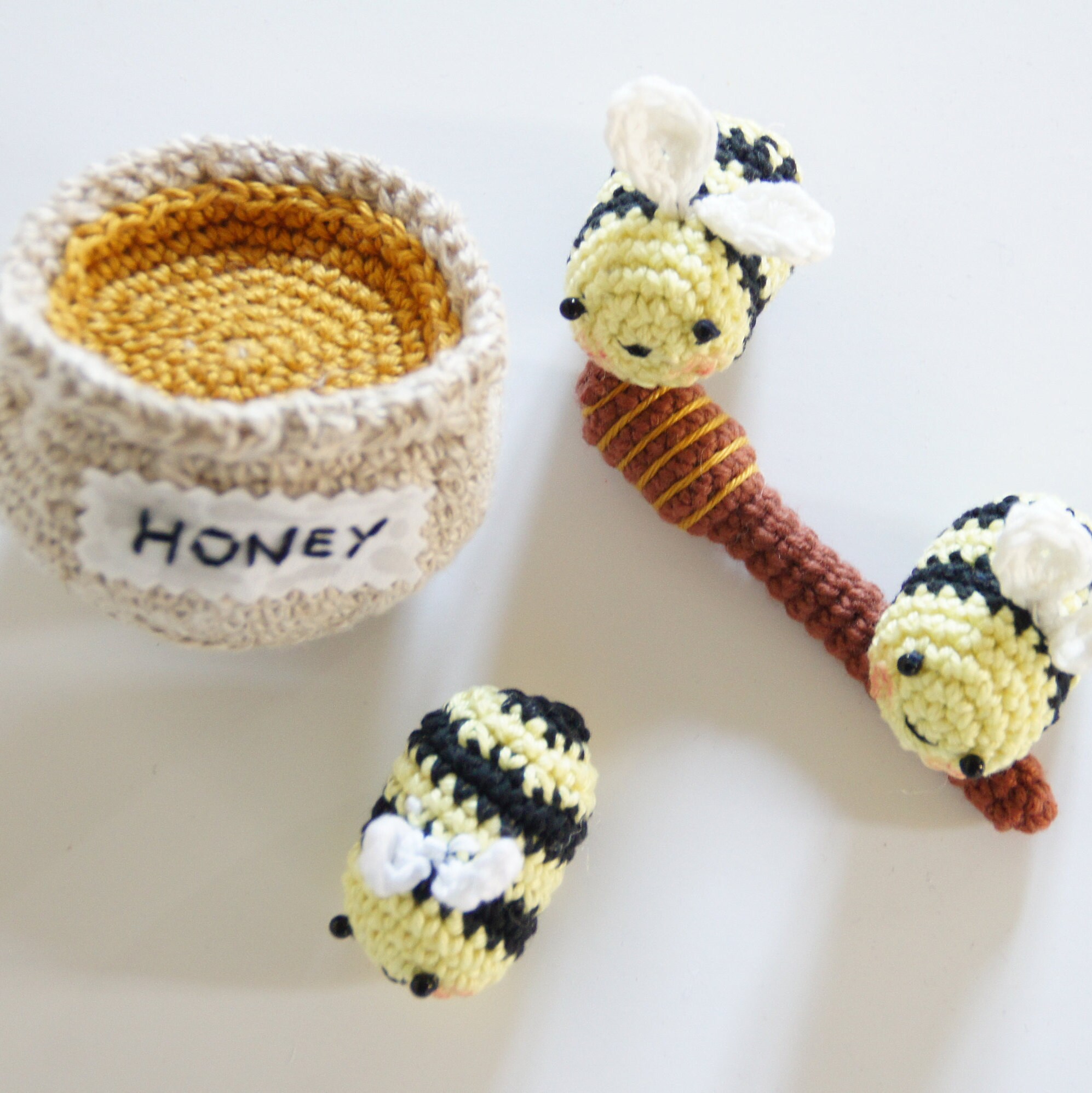 Sésame and Bees Crochet Pattern English and French Etsy