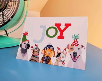 JOY Holiday Cards, Supporting LovePaws Animal Rescue