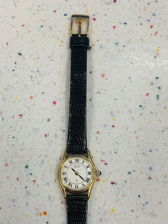 Vintage Classic Gold Plated Citizen Wrist Watch w… - image 6