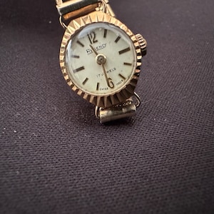 Vintage / Antique Gold Filled Regency Mechanical Ladies Wrist Watch 17 Jewels Swiss Made RGP Band