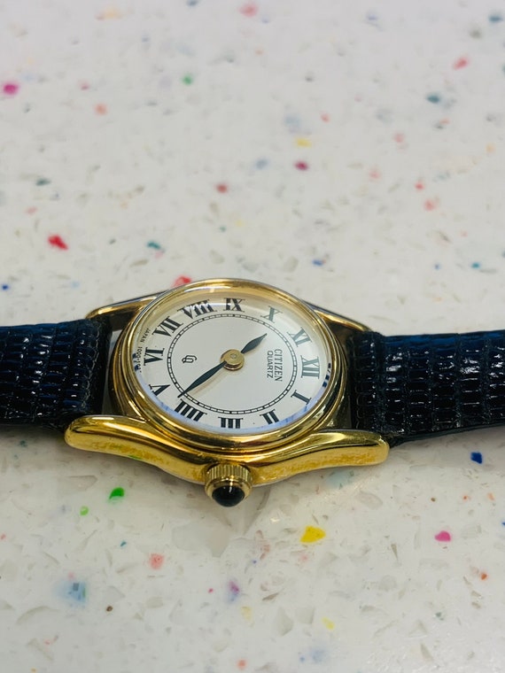 Vintage Classic Gold Plated Citizen Wrist Watch w… - image 5