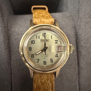 Vintage Gold Seiko Hi-Beat Automatic Kinetic 17 Jewel Mechanical Wrist Watch w/ Date Dial 1960-70’s