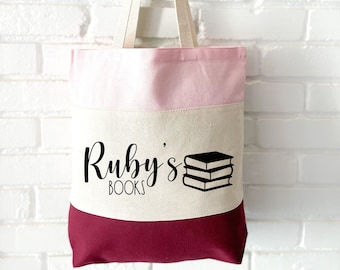 canvas library bag