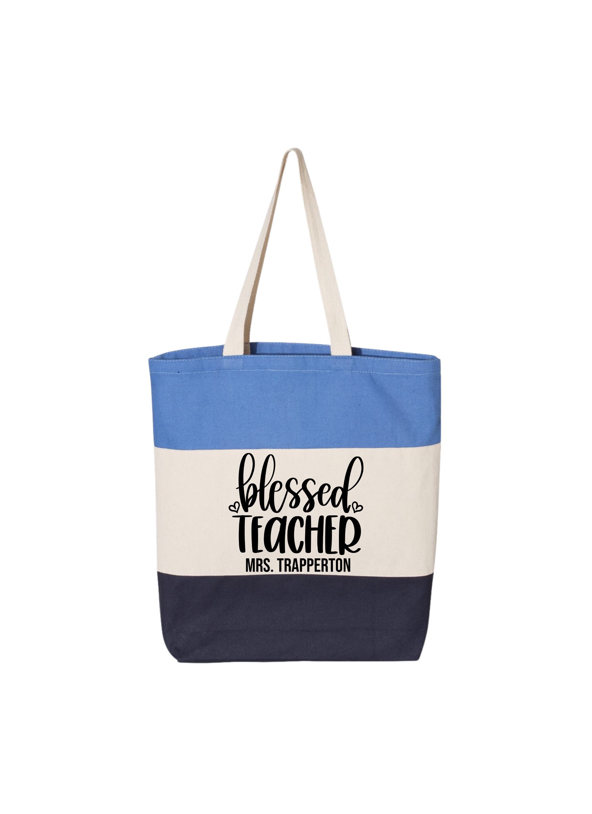 Blessed Teacher Christian Tote Bag Back to School Gift for Etsy