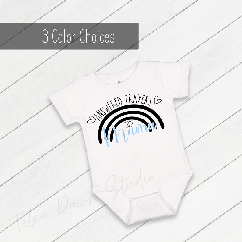 Baby Announcement for Grandparent Pregnancy Reveal Onesie\u00ae Rainbow Pregnancy Announcement Bodysuit Rainbow Mama Onesie\u00ae Announcement