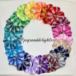 Palaka Hawaiian Gingham Scrunchies YOU CHOOSE! - Made in Hawai’i
