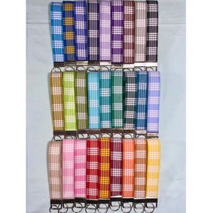 Palaka Ribbon Palaka Hawaiian Gingham Scrunchies YOU CHOOSE! - Made in Hawai’i - Etsy