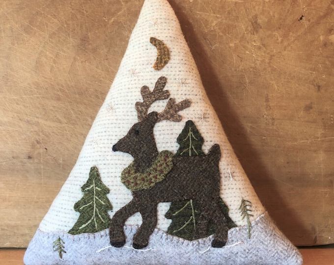 Wool Applique Kit woolen Sunflower Mat Pattern by Buttermilk Basin Etsy