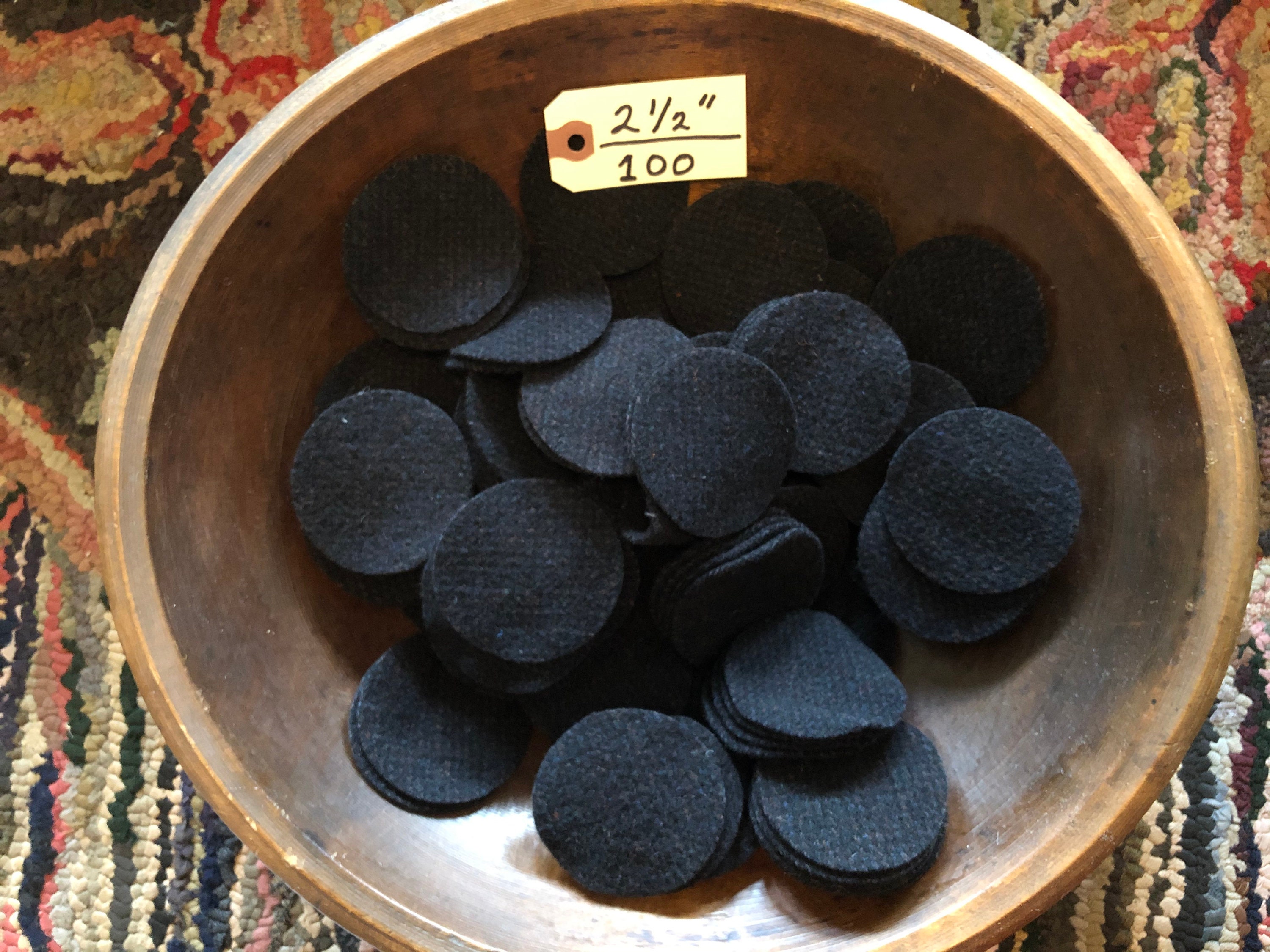 2 1/2 Wool Pennies 100 premium wool no recycled Etsy