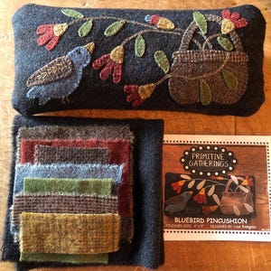 Bluebird Pincushion Wool Kit w/Pattern