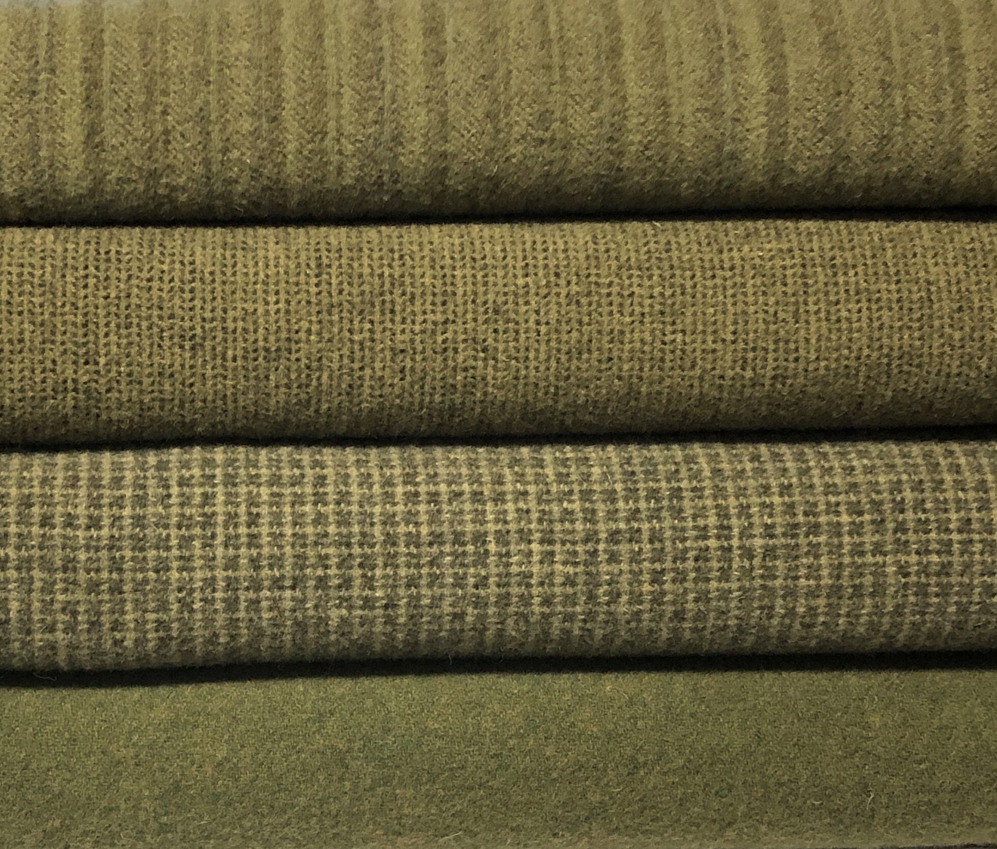 Leafy Greens Four Fat Sixteenth Mill Dyed Wools Etsy