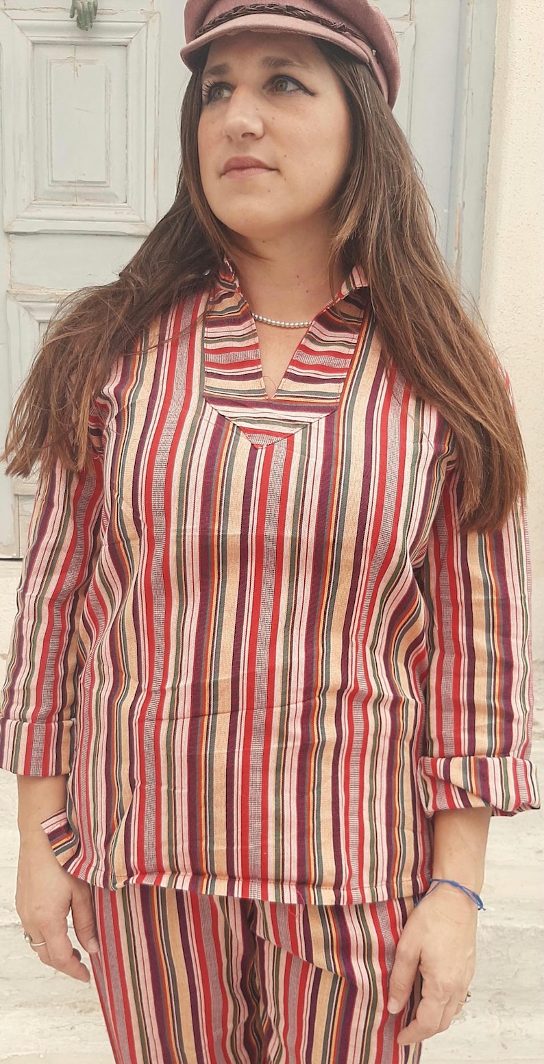 Vintage Multi- Coloured Tunic - Etsy