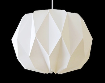 Origami Pendellampe "Lotte" Folie Weiß Größe M & L
