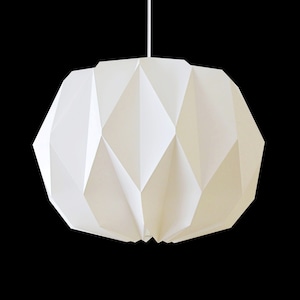 Origami Pendant Lamp "Lotte" Foil White Size M&L