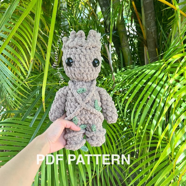 PATTERN. Living Tree Man Crochet Pattern. Walking Tree Man Crochet Pattern. Talking Tree Man Crochet Pattern. DIGITAL DOWNLOAD