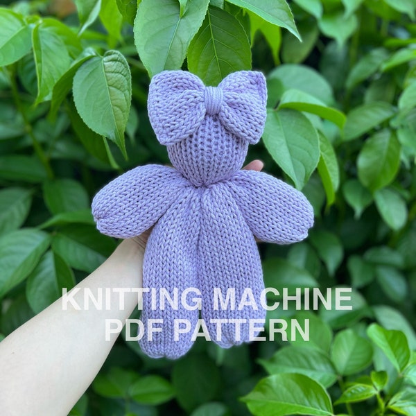 PATTERN. Knit Baby Doll. Circular Knitting Machine PDF Pattern. 22 Pin Machine.