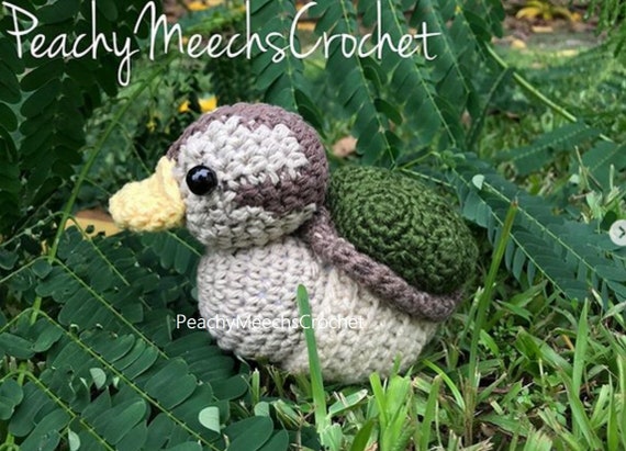PATTERN. Turtle Ducky Animal Fusion Crochet Pattern. DIGITAL DOWNLOAD