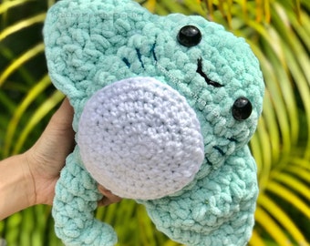 PATTERN. Stingray Plush Crochet Pattern. Crochet Stingray Pattern. Crochet Stingray Plushie