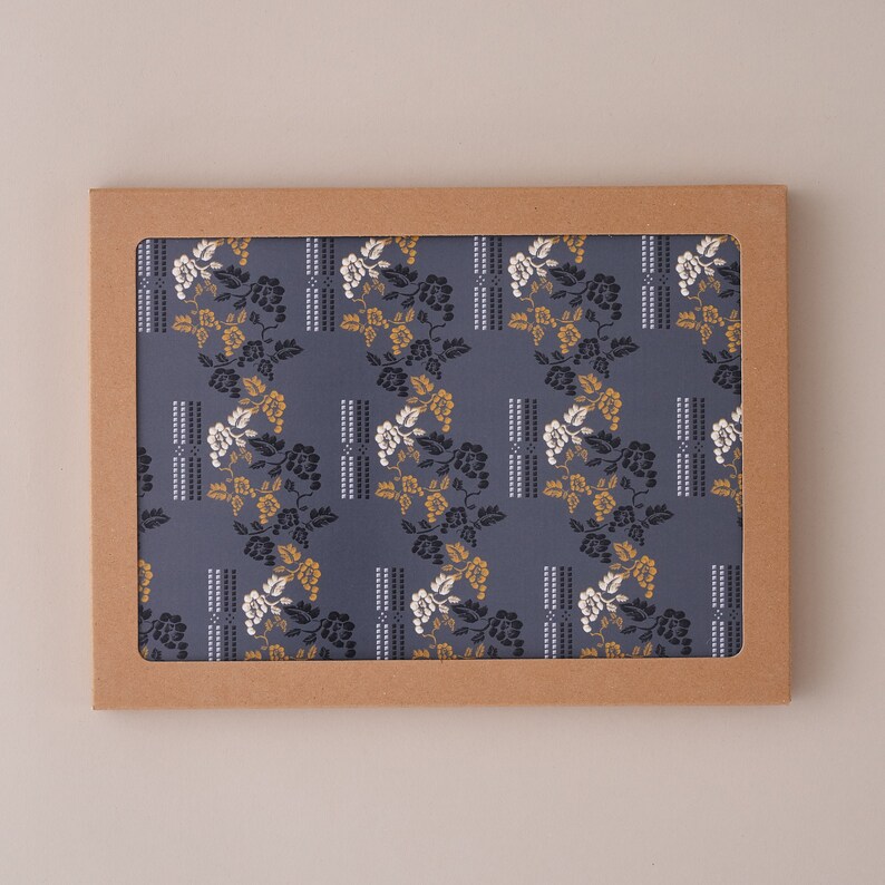 Set of 4 Chic Grey Placemats // Cork Backed Melamine Placemats