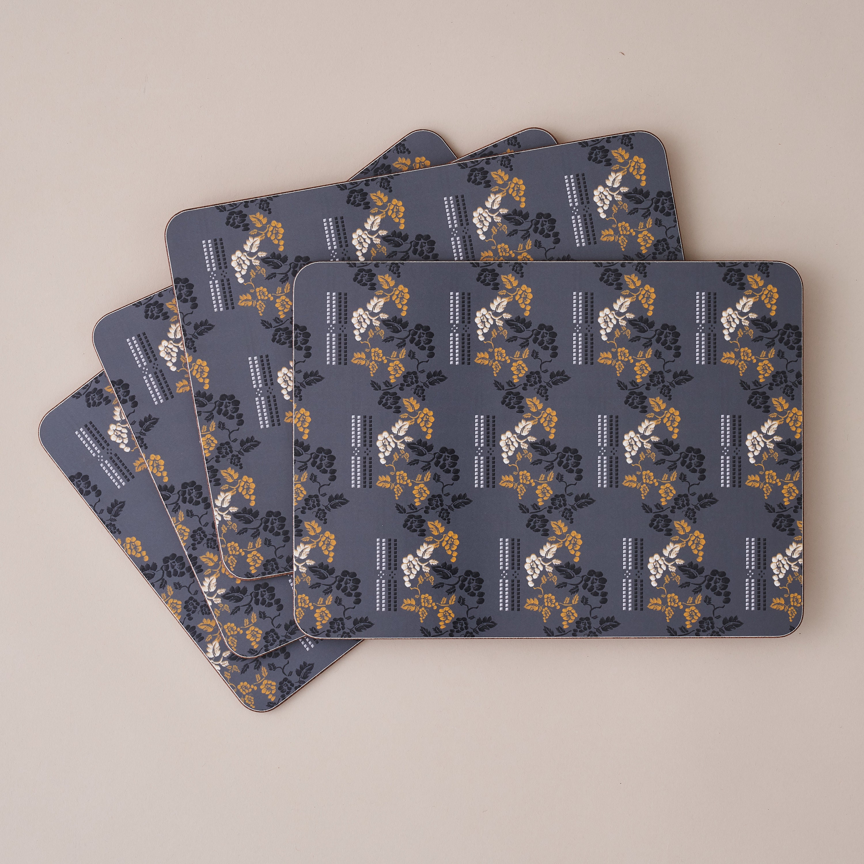 set-of-4-chic-grey-placemats-cork-backed-melamine-placemats-etsy-uk