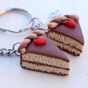 Keychain a slice of cake image 1