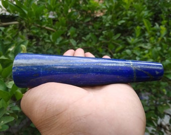 Handmade Lapis Lazuli Chillum | Tobacco Pipe