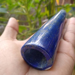 Handmade Lapis Lazuli Chillum | Tobacco Pipe