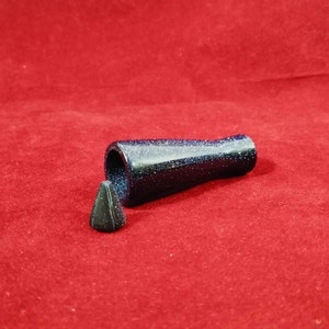 Handmade Blue Goldstone Chillum Tobacco Pipe(1)