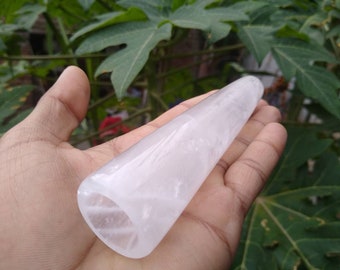 Handmade white Quartz chillum